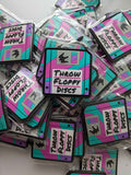 Throw Floppy Discs PVC Patch