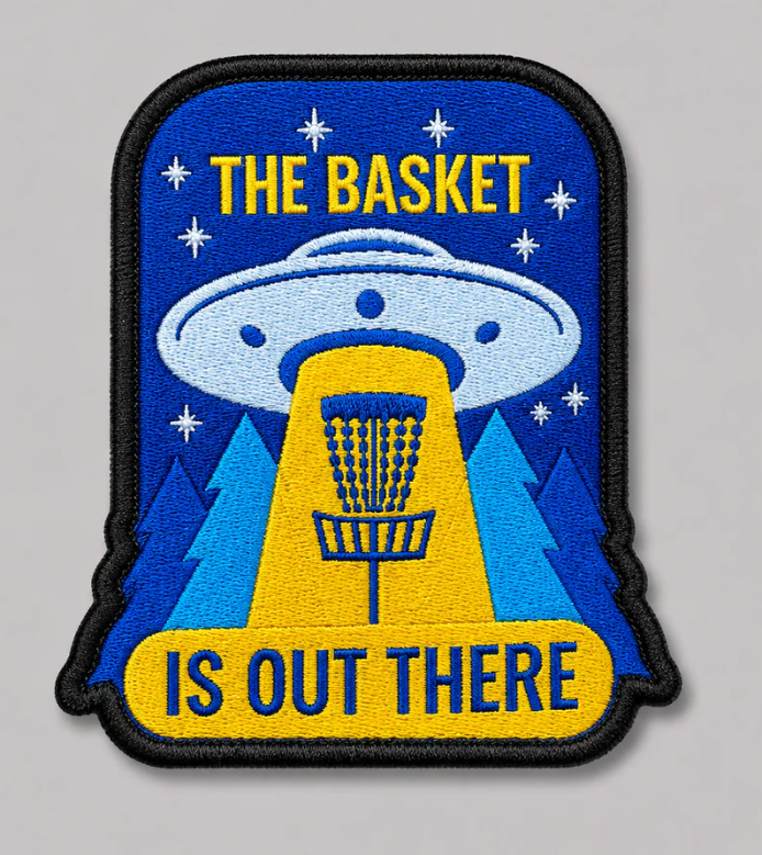 Disc Golf Patches, Pins, 'n Stickers!