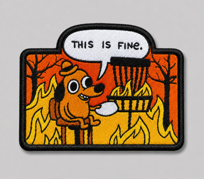 Disc Golf Patches, Pins, 'n Stickers!